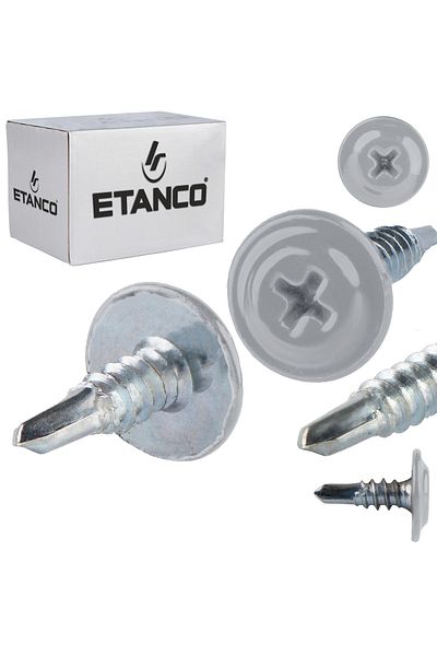 Etanco Łączniki montażowe GM-B 4,2x13mm RAL 9006