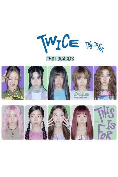 Kpop Dünyasi Twice'' This Is for'' Photocards Set Pob 1