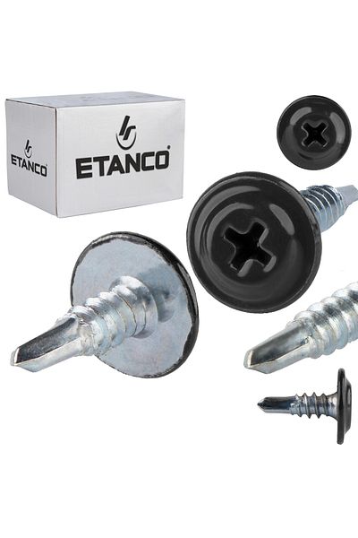 Etanco Łączniki montażowe GM-B 4,2x13mm RAL 9005