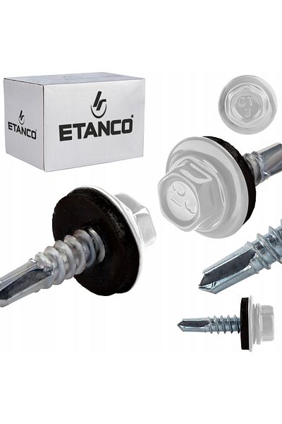 Etanco Wkręty samow. GT3 Z14 4,8x19mm RAL 9010