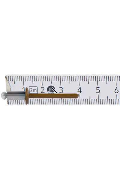 Etanco Nity otwarte aluminiowe 4,8x10mm RAL 8003