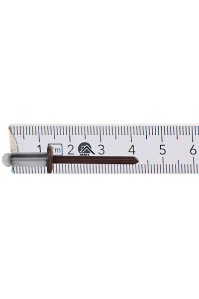 Etanco Nity otwarte aluminiowe 4,8x12mm RAL 8017