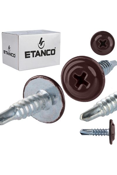 Etanco Łączniki montażowe GM-B 4,2x16mm RAL 8017