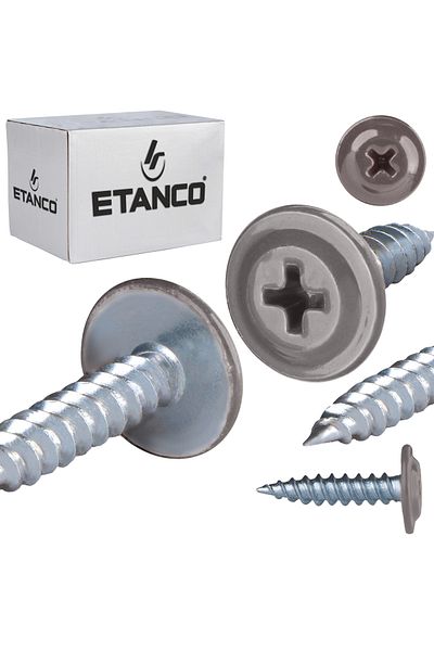 Etanco Łączniki montażowe GM-S 4,2x19mm RAL 9007