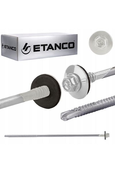 Etanco Wkręty GTR6 SP A19 5,5/6,3x230mm RAL 9010