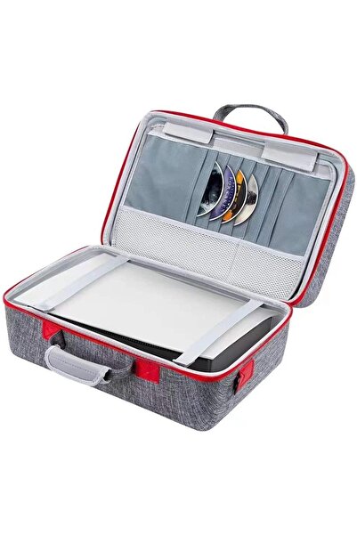 APES PS5 Carrying Case, Travel Bag Compatible Playstation 5 Disc Waterproof Large Capacity (Grey)