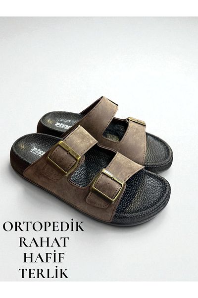 Cozi company Ορθοπεδικές άνετες καθημερινές παντόφλες παραλίας με αγκράφα κατά του ιδρώτα