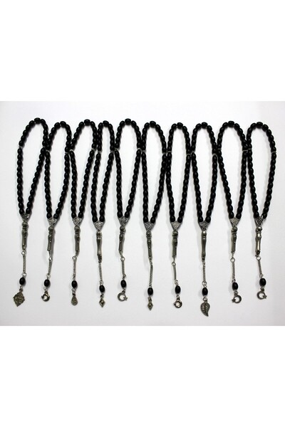 Lio20 Set de mărgele de rugăciune din sticlă Onyx Stone 10 piese - Accesoriu ...