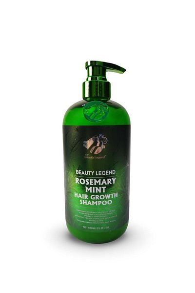 BEAUTY LEGEND Organic Rosemary Mint Strengthening & Hair Loss Hair Growth Shampoo- 28.2 fl oz 800ml