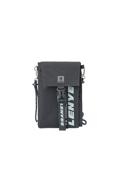 Lenyes Lb582 Roamer Series Shoulder Strap Bag Multipurpose Waterproof Polyester Fabric Adjustable Gray