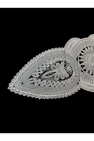 Lavanderi French Lace One-Piece Runner, Table & Coffee Table Cover, Dowery Runner
