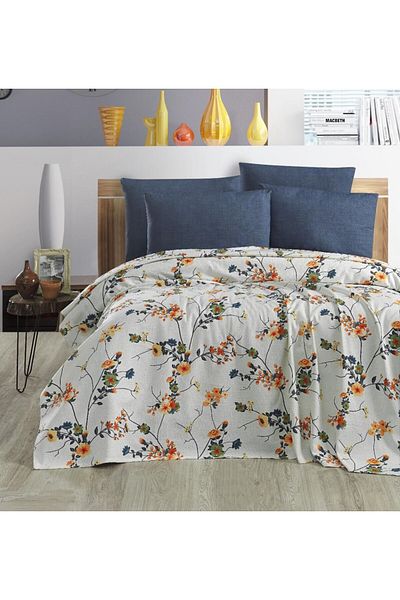 ETE HOMETEX Etehometex Double Person Printed Cotton Pique