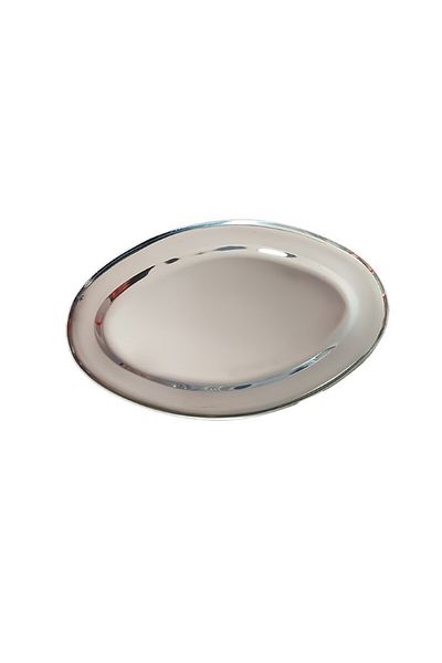 gogiva Platter, Stainless Steel, Oval