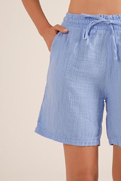 Paw Garage Γυναικείο καλοκαιρινό σορτς από βαμβακερό ύφασμα Nancy