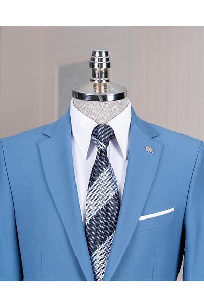 TerziAdemAltun Italian Style Slim Fit Jacket Pants Suit Oil T14157