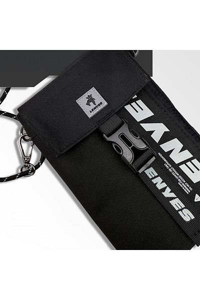 Lenyes Lb582 Roamer Series Shoulder Strap Bag Multipurpose Waterproof Polyester Fabric Adjustable Gray