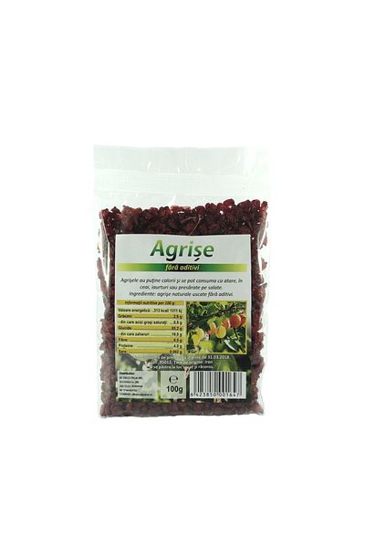 Deco Italia Extra dried gooseberries, dehydrated, sugar free 100g