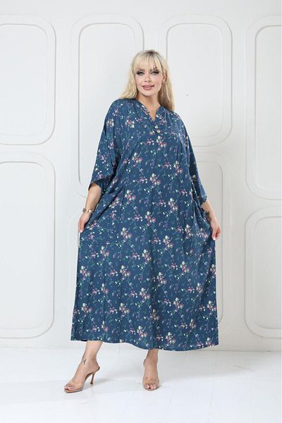 mervemoda Women's large King size woven dress