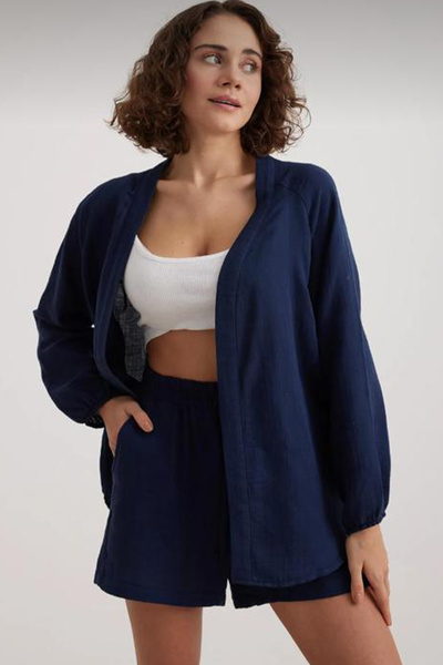 Cockatoo شورت موسلين مع جيوب