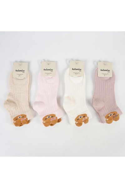 Toptan Bulurum Katamino Saphira 3D Girl Socket Socks K20424 Assortment