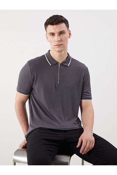 LC Waikiki New Season Polo Neck Short Sleeve Men's T-Shirt - S5Fb64Z8