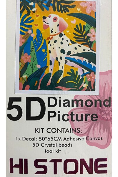 EleganTShoP 5D Yapışan Boncuk Goblen Mozaik Tablo Pano 50*65 cm 87026