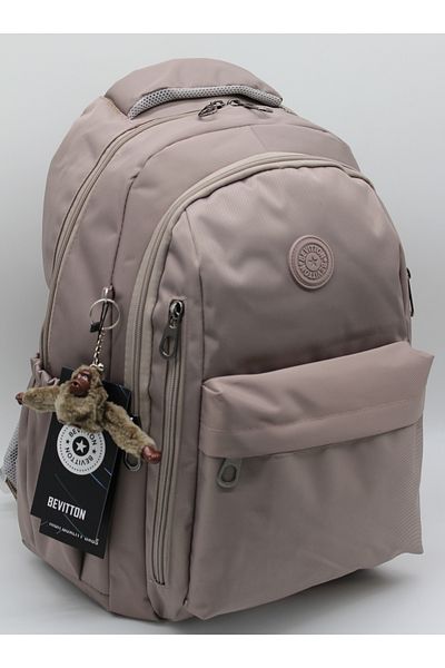 Harmela Mink Unisex Water Resistant School Bag Bts-2500 School Backpack