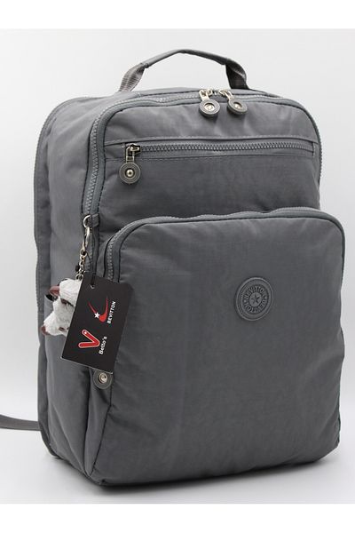 Harmela School Bag Water Resistant Unisex School Backpack Bts-1900 Gray