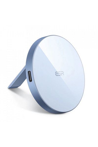 ESR MagSafe Compatible Wireless Charger with Stand - HaloLock - Sierra Blue