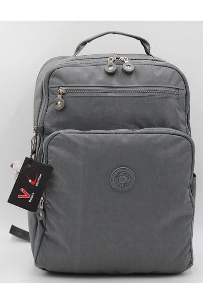 Harmela School Bag Water Resistant Unisex School Backpack Bts-1900 Gray