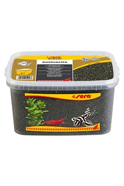 SERA Gravel Akvaryum Kumu Antrasit 1-3 mm 6 lt