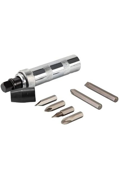 Generic Defaons 1/2" Manual Reversible Impact Driver Set – 6pcs S2 Steel Screw Extractor Tool
