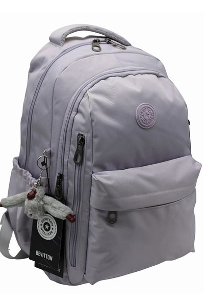 Harmela Outdoor Lavender Unisex Water Resistant School Bag Bts-2500 School Backpack