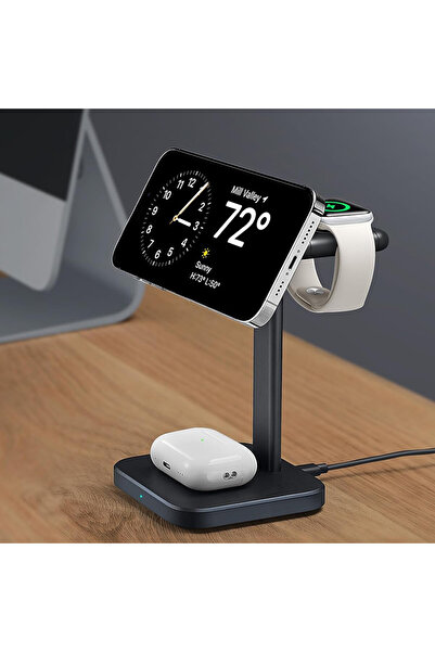 ESR MagSafe Charging Station for Apple with Portable Watch Charger - HaloLock - Black