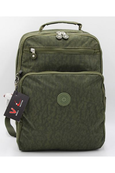 Harmela School Bag Water Resistant Unisex School Backpack Bts-1900 Khaki