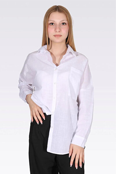 haha Women's Casual Loose Long Sleeve Shirt