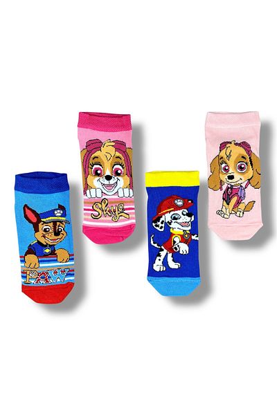PAW PATROL Licensed Boy's 4 Pairs Booties Socks 22854