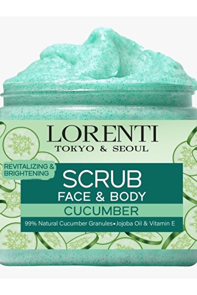 LORENTİ Scrub Face&Body Cucumber 500 ml