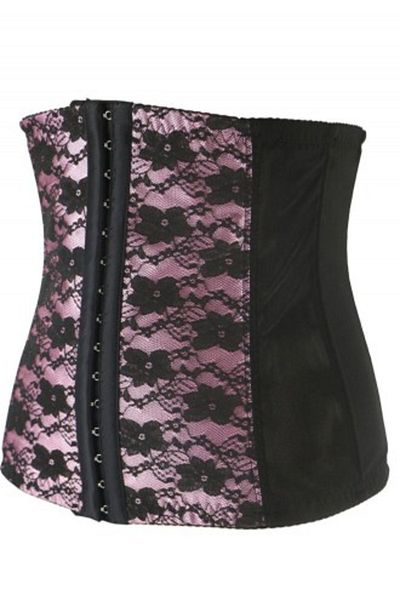 OEM Women's black lace shapewear corset