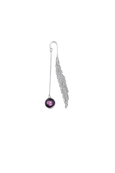 Toirxarn Toirxarn bookmark, 11.5 x 9.5 x 1.58 cm, with Sagittarius zodiac sign, metal, glass