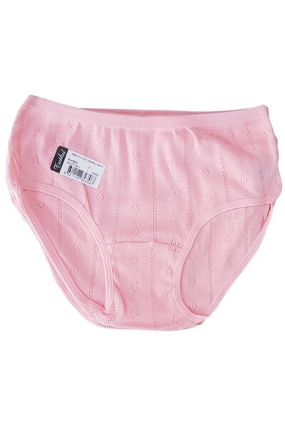 Tutku 0854 Kız Çocuk Jakarlı Bato-Slip-Külot - 12'li Kombin