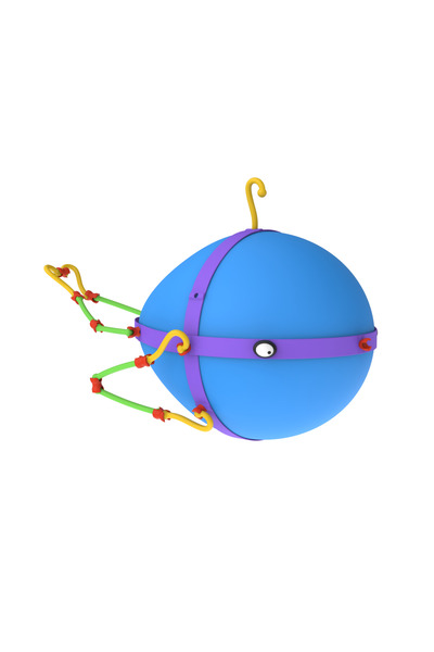 Toyi Educational and creative STEM toy, 4 years +, 60 building pieces Creatures, kit