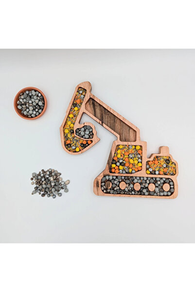 AllFayLazer Ahşap Araba Araç Gemi Vapur Taşıt Temalı Mandala Boyama ve Mozaik...