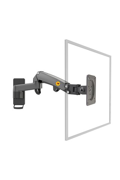 Nb North Bayou NB F150-B Dual Extension Swivel Articulating Wall Mount for 17-35 inch Screens, Holds up to 10 kg