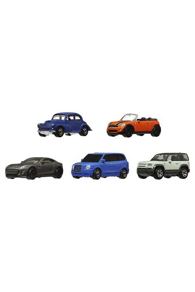 Matchbox SET OF 5 METAL CARS MBX BRITISH ROADWAYS 1:64 SCALE