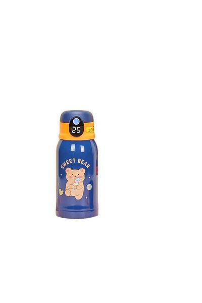 OEM Intelligent Metal Bottle with Temperature Display and Case, Blue