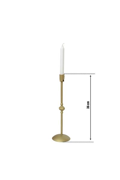 fromro Midnight Grace Candle Holder - Matte Gold