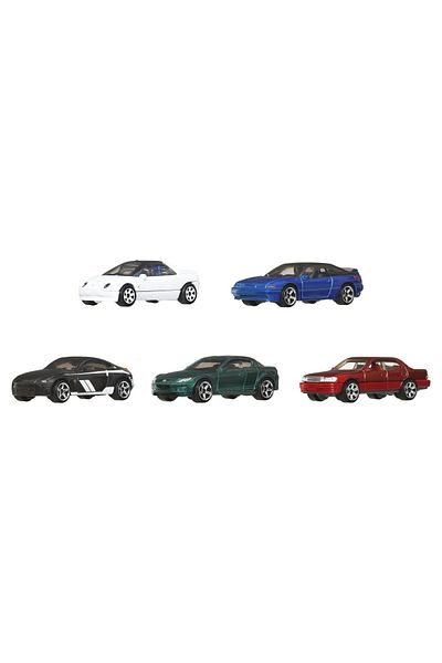 Matchbox SET OF 5 DIECAST CARS MBX JAPAN CRUISERS II 1:64 SCALE