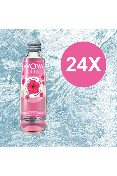 AVOYA Blend Elma, Salatalık ve Hibiskus Aromalı Maden Suyu 24x250 ML