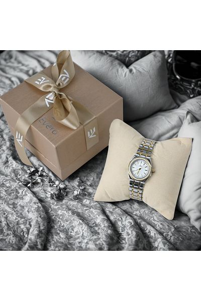 Everon Evero Pearl of Elegance Women's Double Crystal Touch Watch